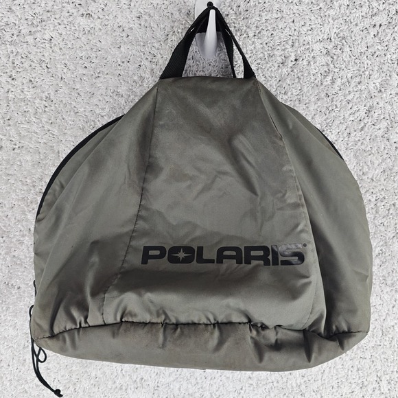 polaris Other - Vintage Polarie Snowmobile ATV Helmet Sherpa Lined Bag Case Made USA UNION MADE‎